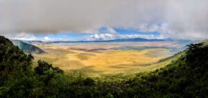 Sanctuaire, une photo captivante du cratère Ngorongoro en Tanzanie.