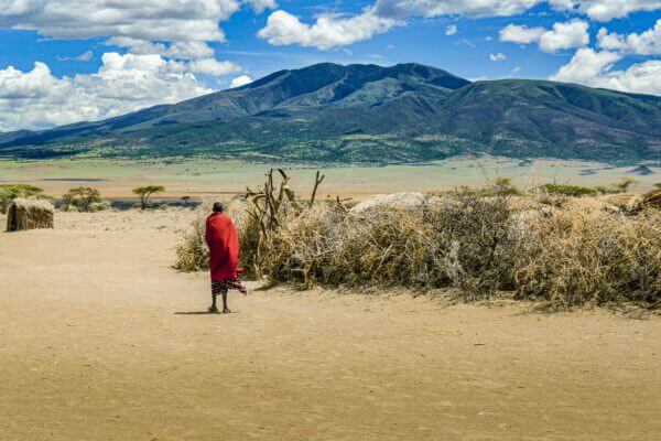 Découvrez 'Suis-moi', une œuvre captivante de Thierry Stentzel. Immortalisant une rencontre intime avec un Massaï en Tanzanie